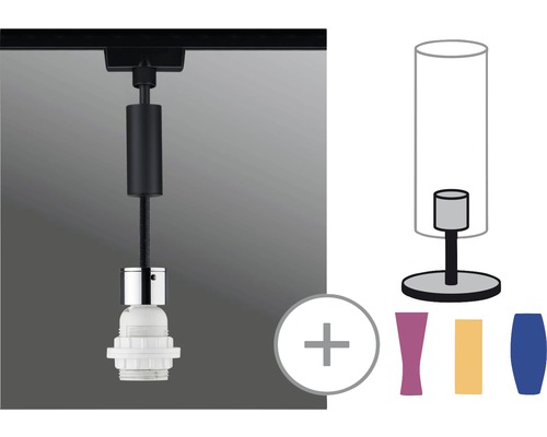 Hanglamp voor individuele configuratie met lichtrailspot