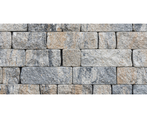 Muur van betonstenen