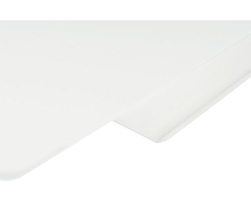 Detailopname van een wit tafelblad