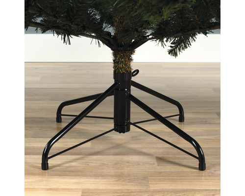 Metalen kerstboomstandaard met boom