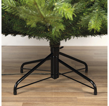 Detailopname van de voet van een kunstkerstboom