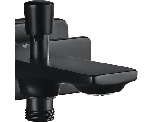 Zwarte badkamerkraan