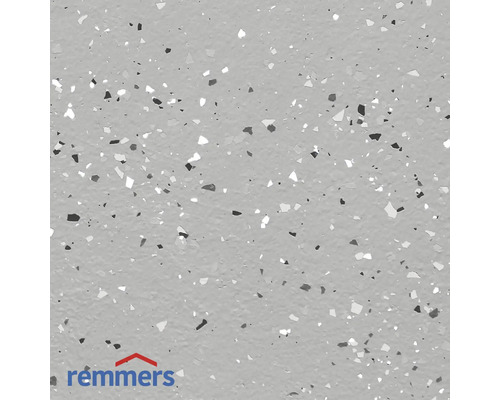 Lichte vloerbedekking met decoratieve chips en Remmers logo