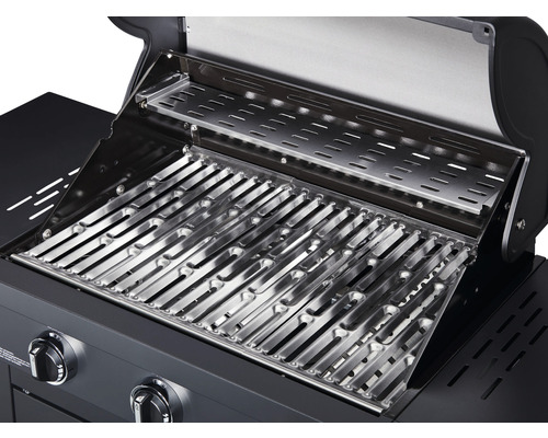 Open gasbarbecue met grillrooster