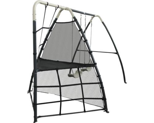 Speeltoestel met schommels en net