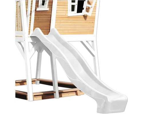 Speeltoren met glijbaan van hout
