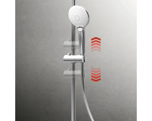 Douchestang met handdouche en verstelfunctie