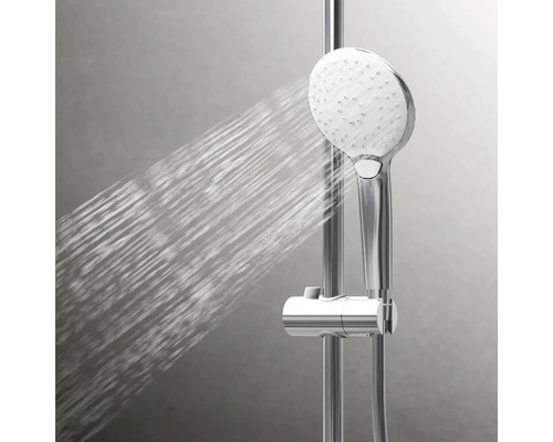 Handdouche met houder en waterstraal