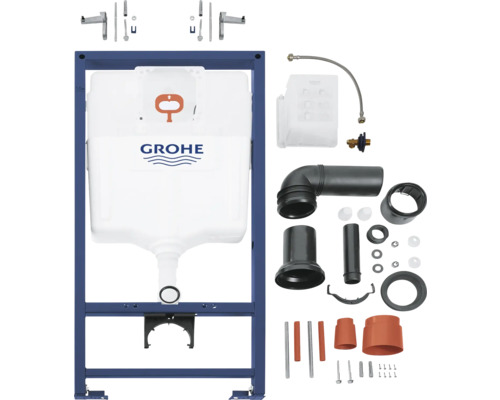 Grohe spoelreservoir met montage-element en toebehoren