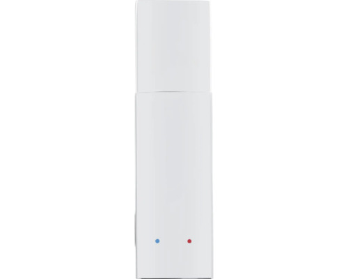 Witte badkamerkraanmengkraan met temperatuurregelaars