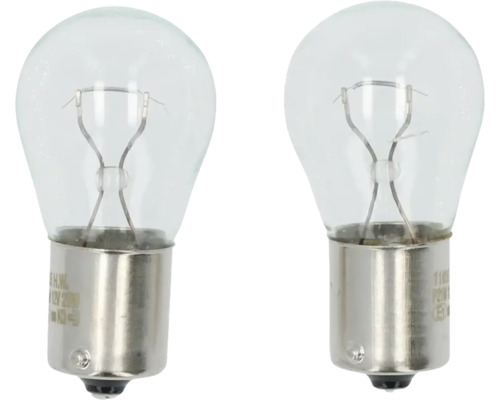 Twee heldere gloeilampen