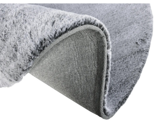 Grijs tapijt met korte pool en textielrug