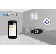 Vochtmeter met smartphoneverbinding voor vochtmeting binnenshuis