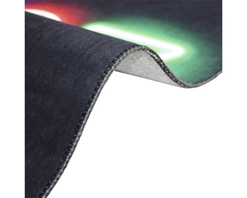 Detailweergave van een gaming muismatrand met naad