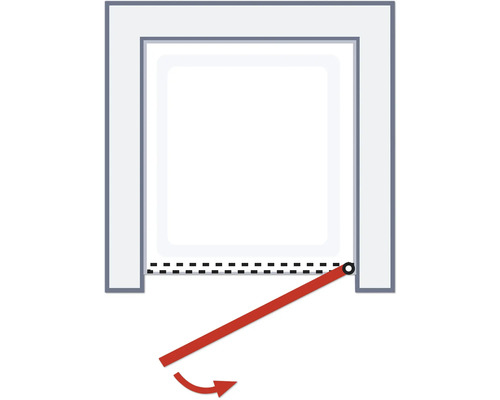 Illustratie van een toiletdeksel met softclose systeem