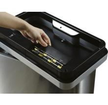 EKO Prullenbak Mirage Sensor Bin recycling mat RVS 2x20 l-thumb-5 EKO Prullenbak Mirage Sensor Bin recycling mat RVS 2x20 l-thumb-5