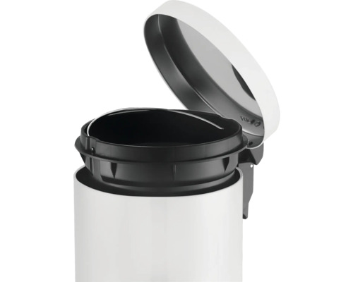 Afvalemmer met open deksel voor gemakkelijke afvalverwijdering
