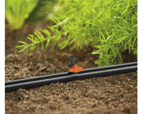 Druppelbuisafsluiter voor tuinirrigatie