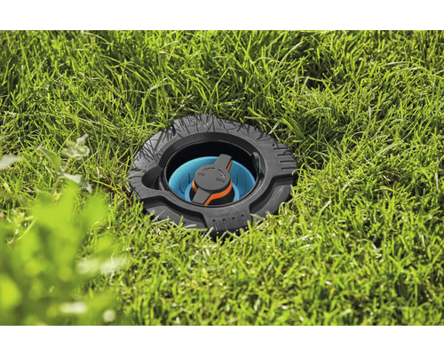 Pop-up sprinkler in gazon