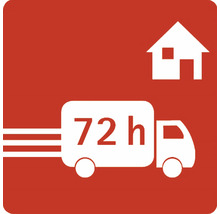 Symbool voor levering binnen 72 uur