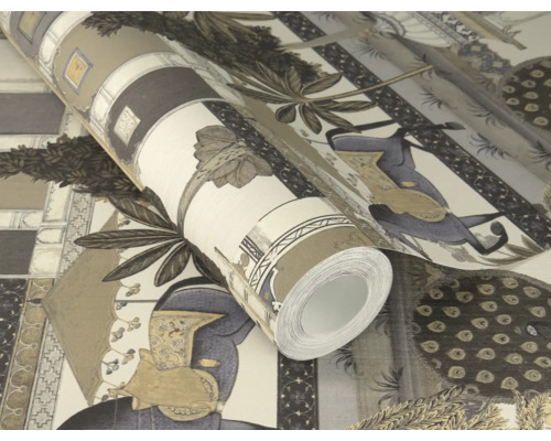 Rol behang met diermotieven voor wanddecoratie