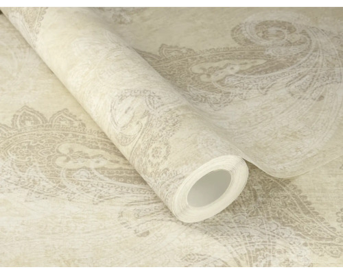 Rol behang met paisley motief