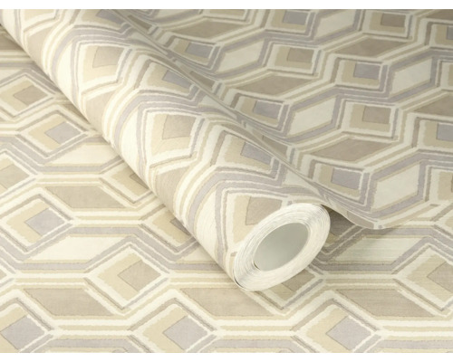 Rol behang met geometrisch patroon