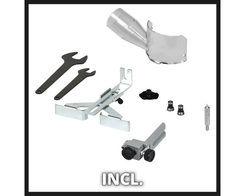 Accessoireset met steeksleutels, gereedschapshouder en gereedschap