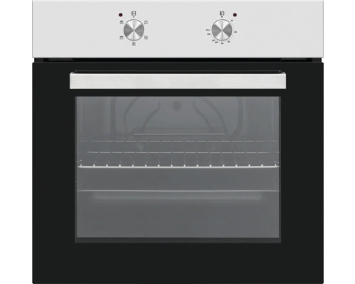 Inbouwoven met glazen deur en draaiknoppen