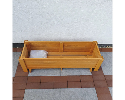 Houten bloembak voor buiten