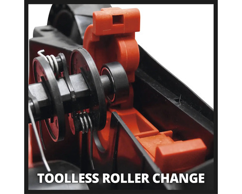 Gedetailleerde opname van gereedschapsloze rolwissel