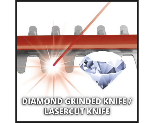 Diamantgeslepen lasermes