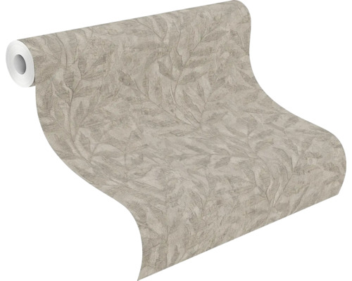 Behangrol met bladmotief