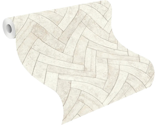 Behangrol met baksteenmotief