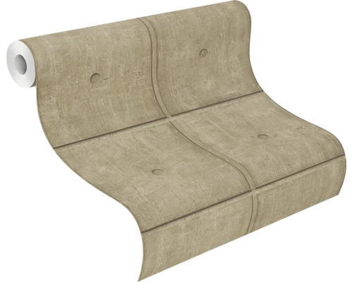 Behangrol met betonblokmotief