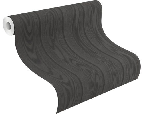 Behangrol met houtnerfpatroon