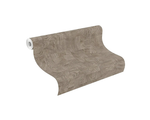 Behangrol met houtlook