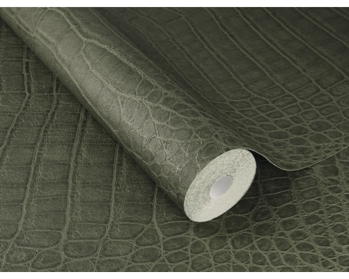 Behangrol met krokodillenleerlook