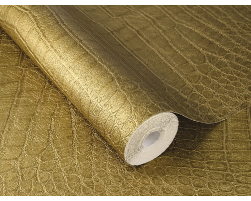 Behangrol met krokodillenpatroon