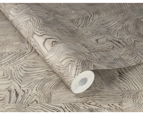 Behangrol met houtstructuur