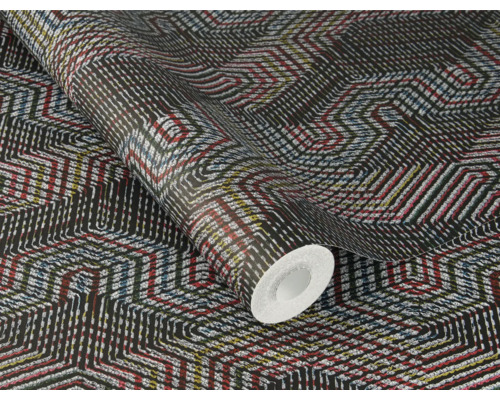 Rol behang met geometrisch patroon