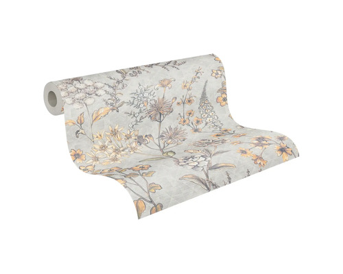 Behangrol met bloemmotief