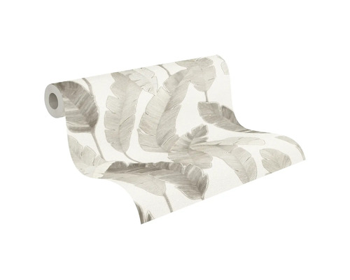 Behangrol met bladmotief