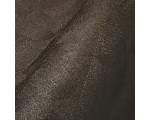 Close-up van een donker structuurbehang met geometrisch patroon