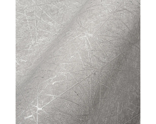 Close-up van een grijs behang met abstract patroon