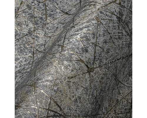 Close-up van een gestructureerd behang met een grafisch patroon