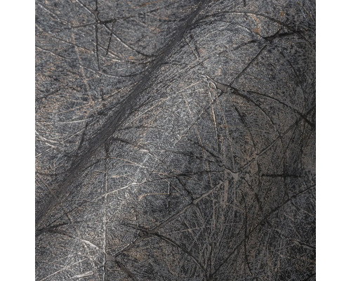 Close-up van een zwart behang met abstract patroon