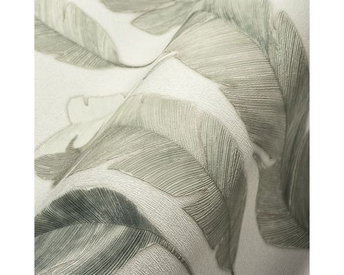 Behang met bladerenpatroon