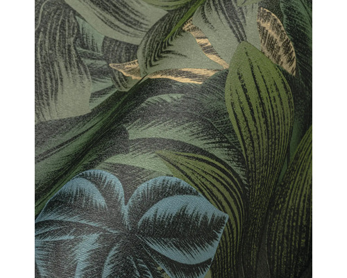 Close-up van een behang met plantmotieven