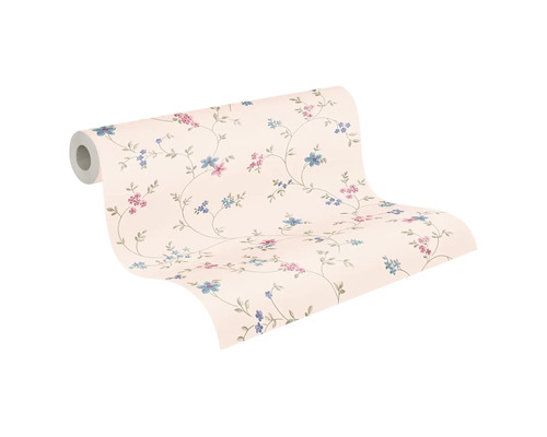 Behangrol met bloemmotief